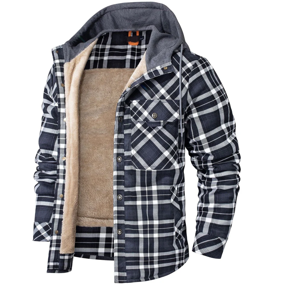 Ironveil Plaid Sherpa Jacket