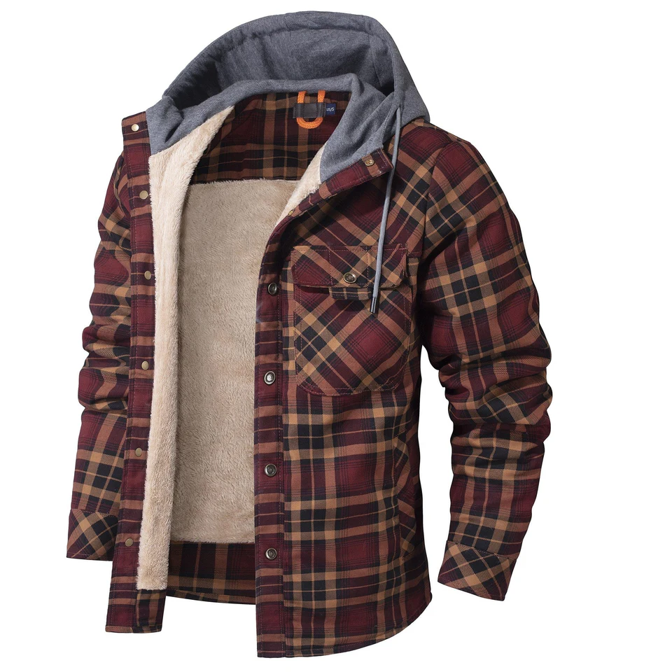 Ironveil Plaid Sherpa Jacket