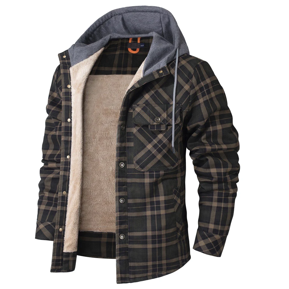 Ironveil Plaid Sherpa Jacket