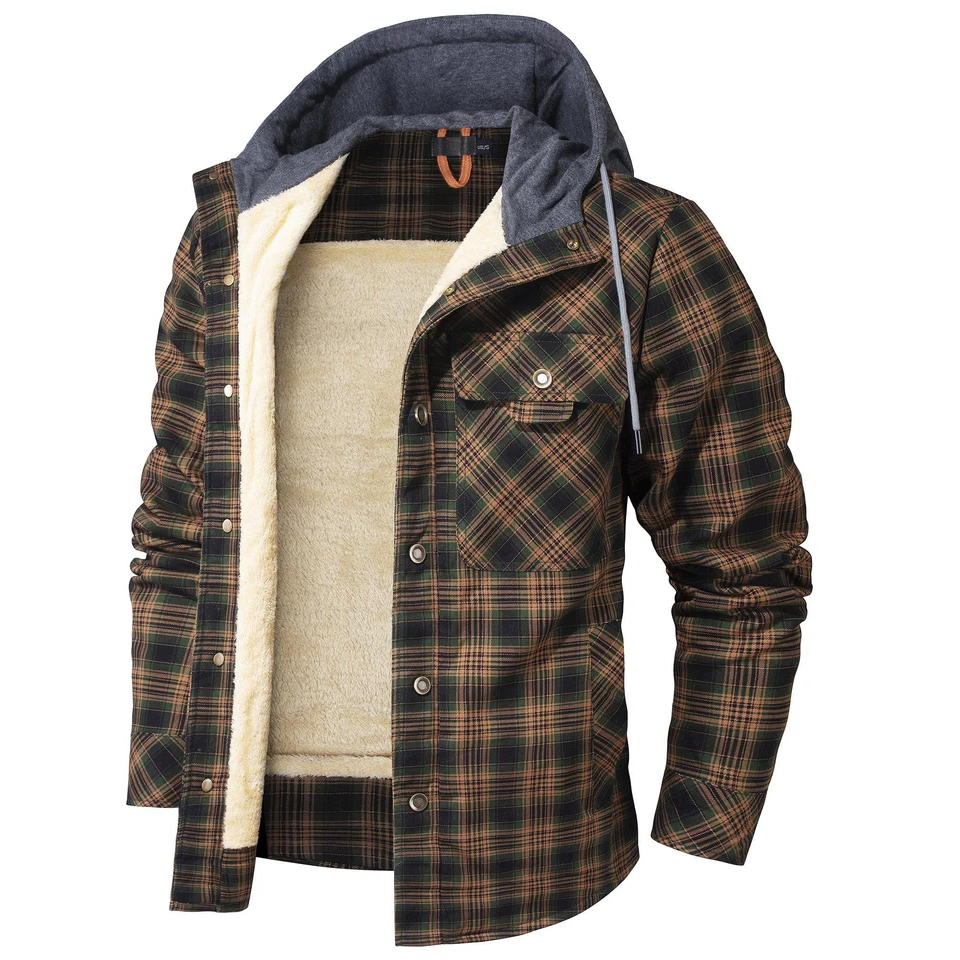 Ironveil Plaid Sherpa Jacket
