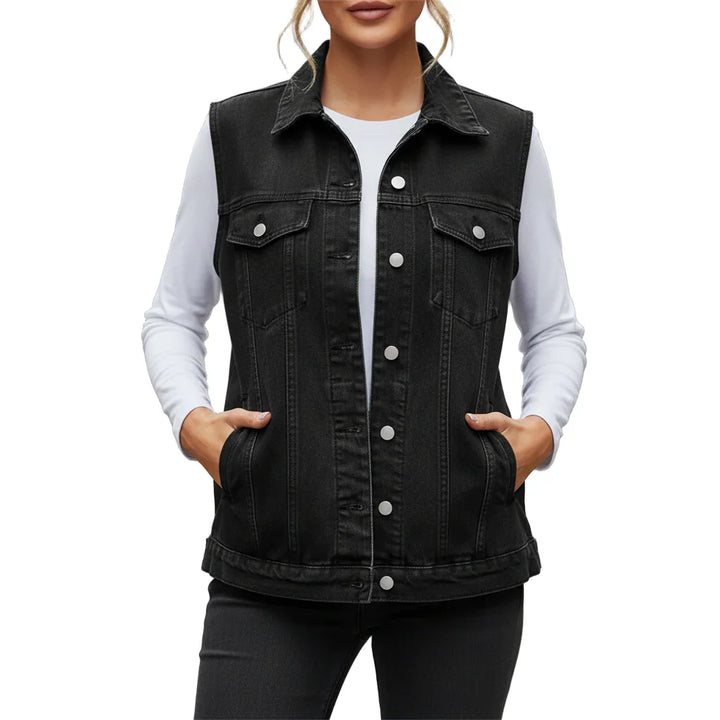 Blake Denim Fall Vest