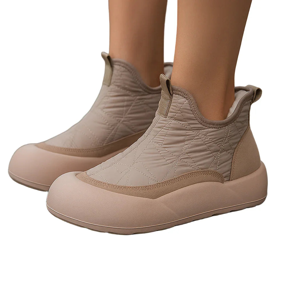 Fiora Soft Quilted Ankle Boots