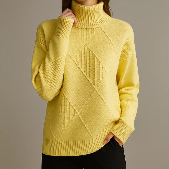 LusterGem Diamond-Lattice Sweater
