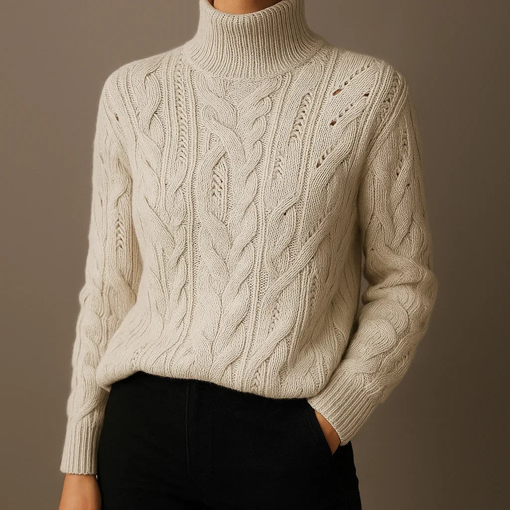 Selora Soft Cable Knit Sweater