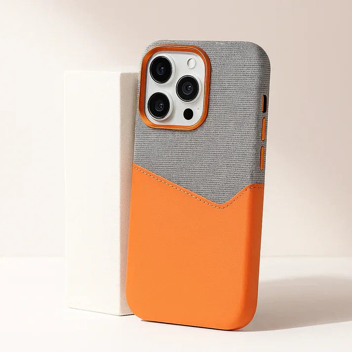 Cassian Canvas Leather Case