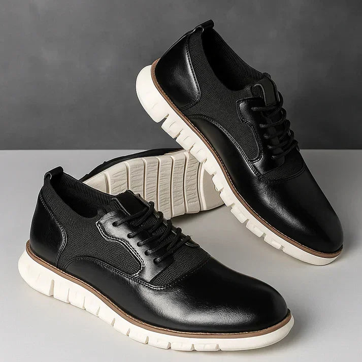 Orren Woven Leather Sneakers