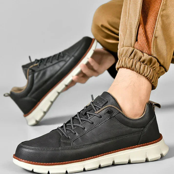 Lenox Rugged Leather Hybrid Sneakers