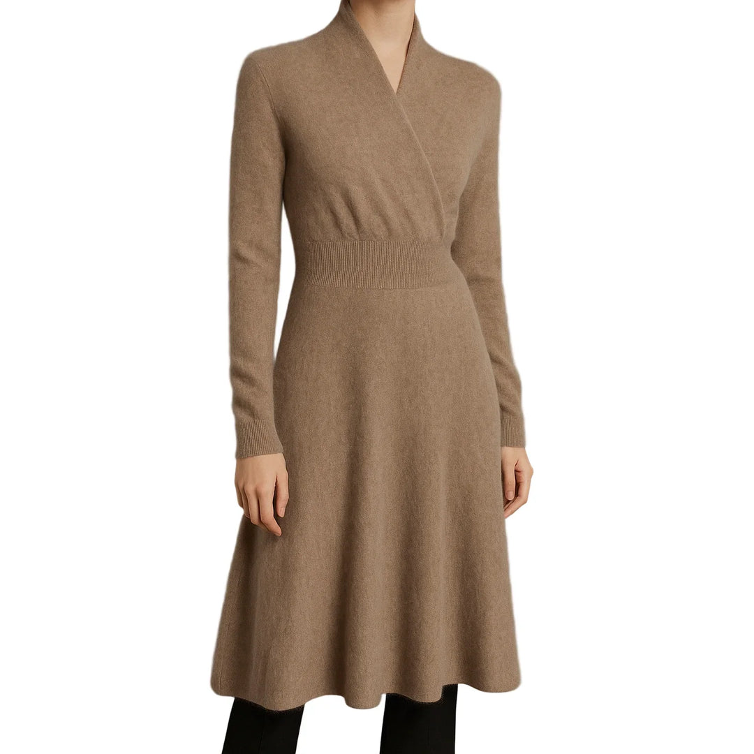 Chloe Cashmere Wrap Dress