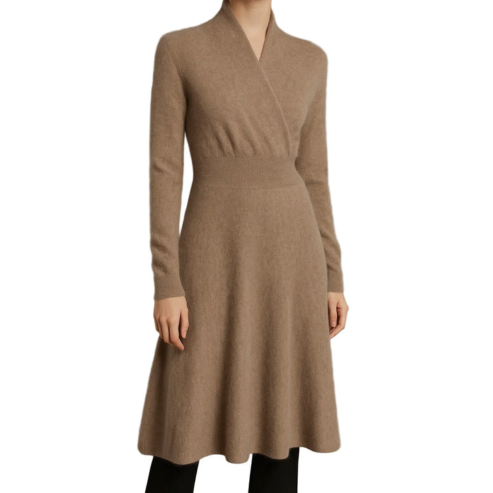 Chloe Cashmere Wrap Dress