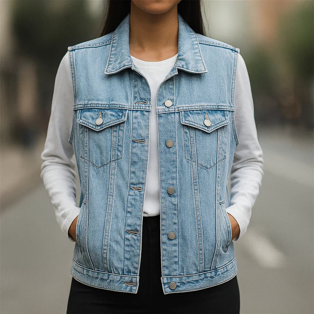 Blake Denim Fall Vest