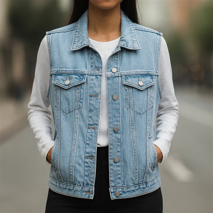 Blake Denim Fall Vest