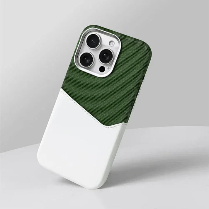 Cassian Canvas Leather Case