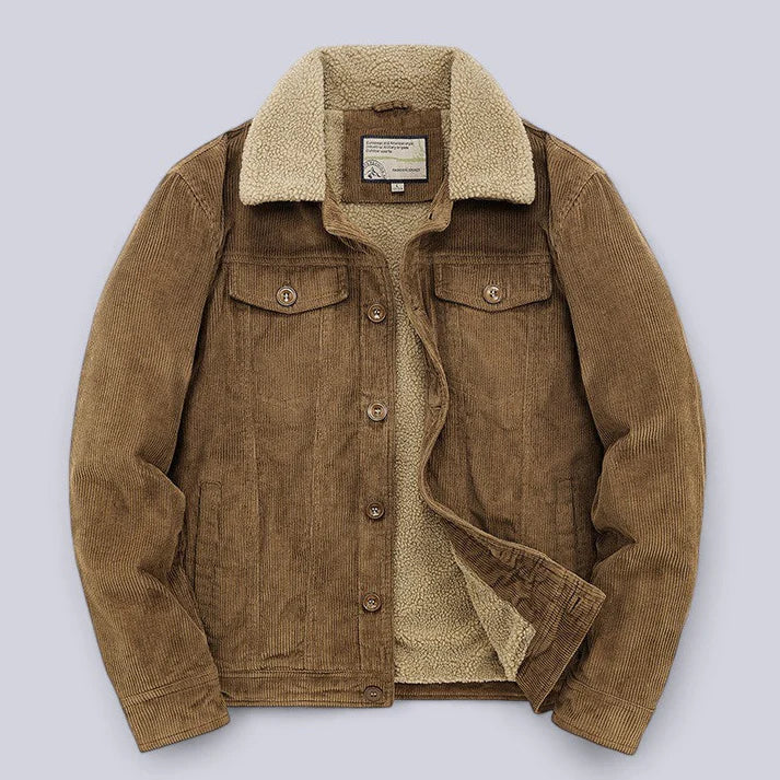 Satori Corduroy Sherpa Trucker Jacket