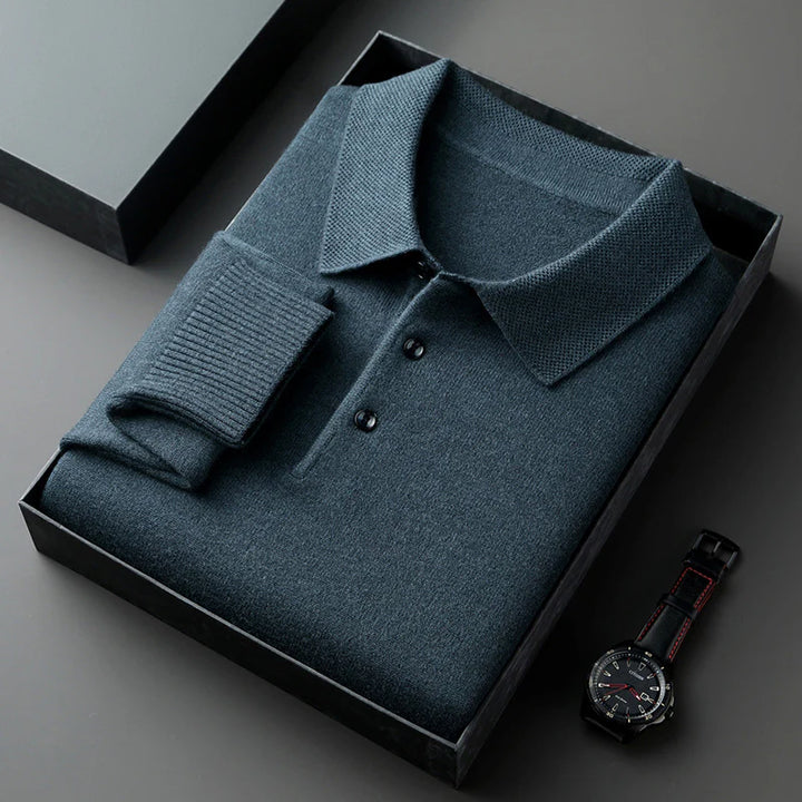 Clarae Polished Knit Polo