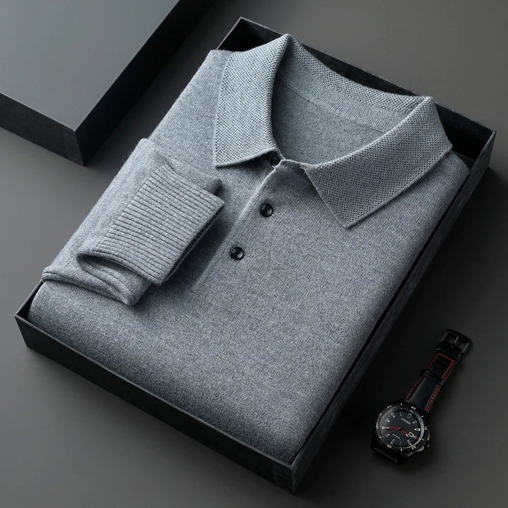 Clarae Polished Knit Polo