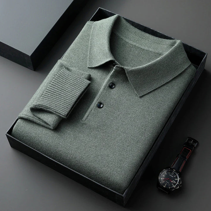 Clarae Polished Knit Polo