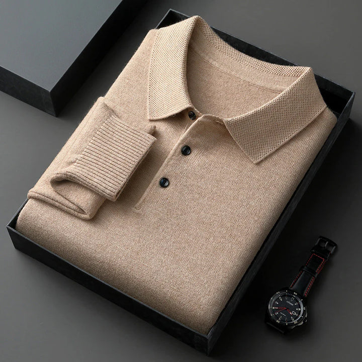 Clarae Polished Knit Polo