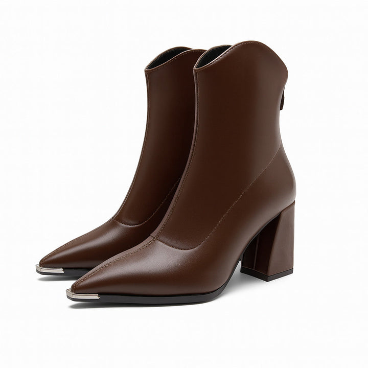 Chrome Pointed Tip Boots