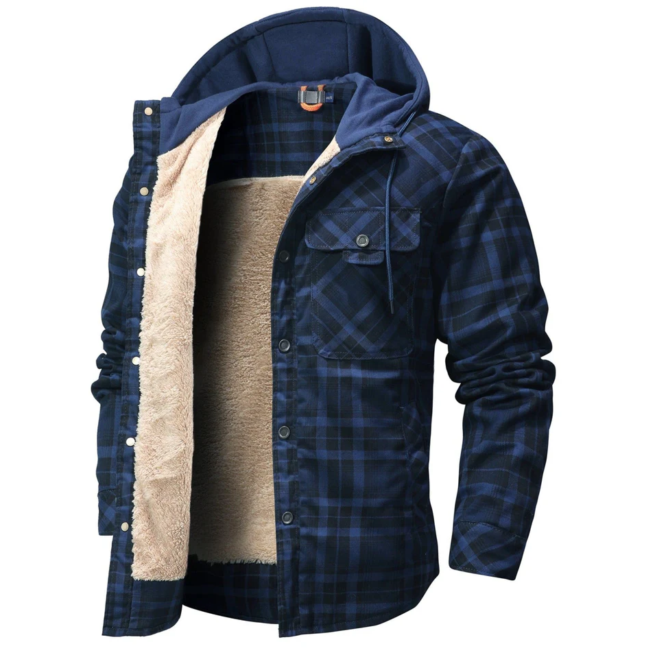 Ironveil Plaid Sherpa Jacket