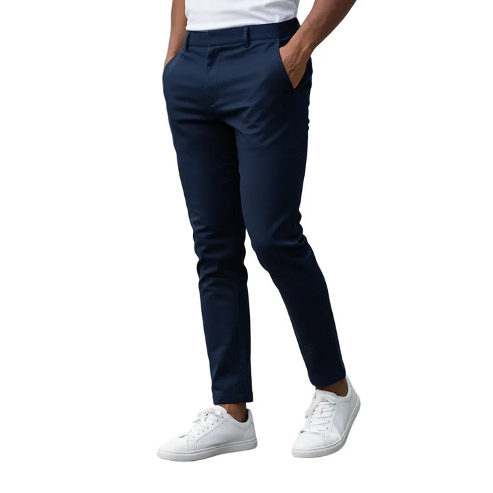 Langston Slim Flat-Front Pants