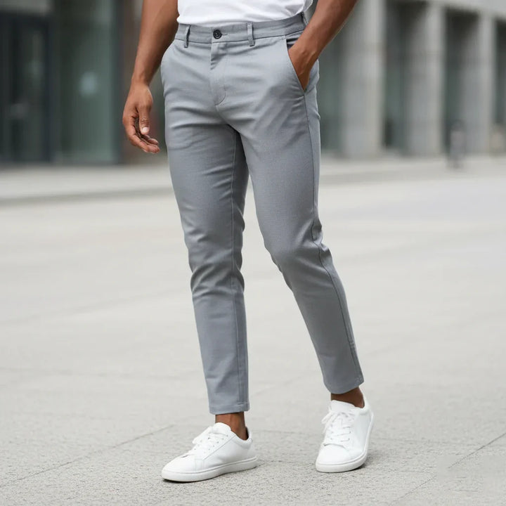 Langston Slim Flat-Front Pants
