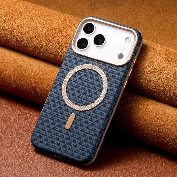 Stratos Woven Leather-Textured Case