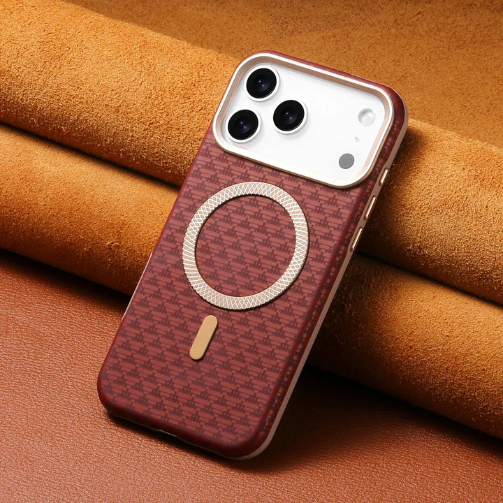 Stratos Woven Leather-Textured Case