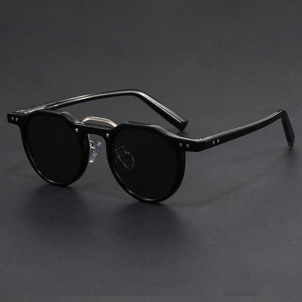 Alberto Retro Round Sunglasses