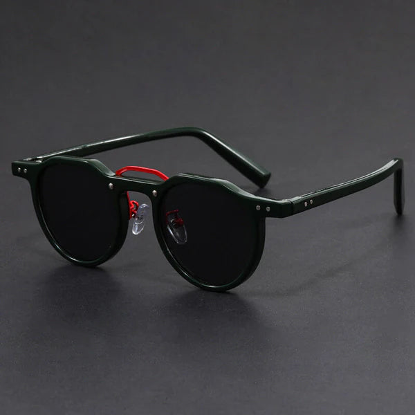 Alberto Retro Round Sunglasses