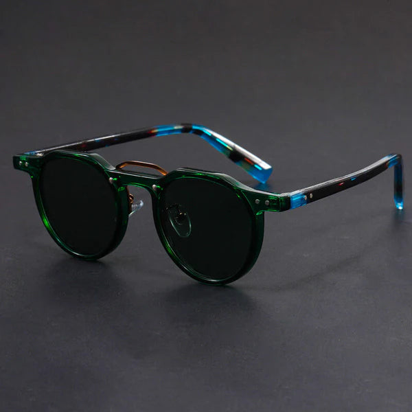 Alberto Retro Round Sunglasses