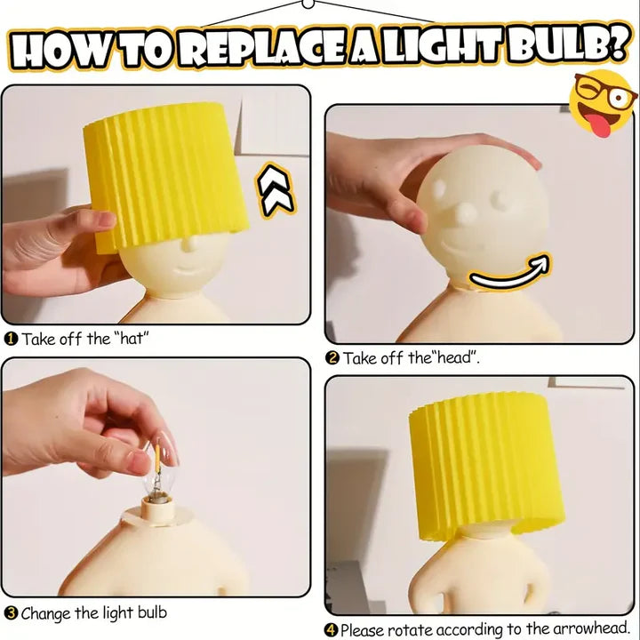 Elias Quirky Ceramic Lamp