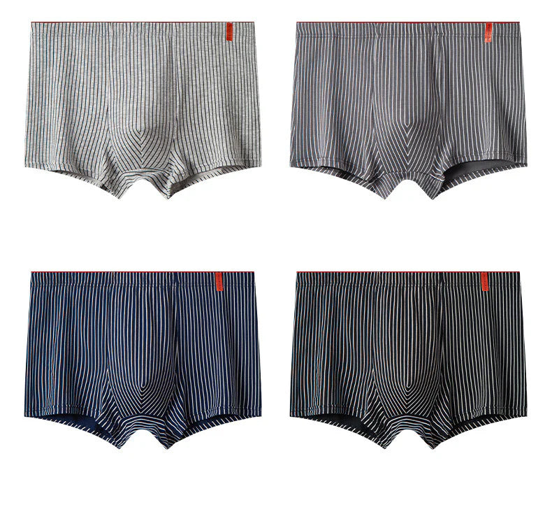 Mireya Striped Cotton Briefs