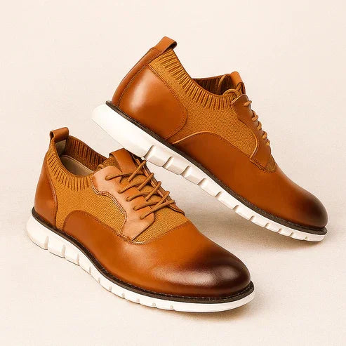 Orren Woven Leather Sneakers