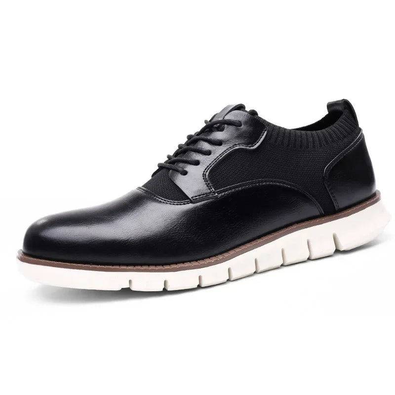 Orren Woven Leather Sneakers
