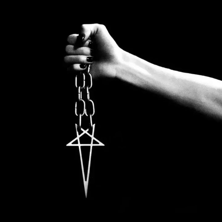 Rebel Gothic Star Necklace