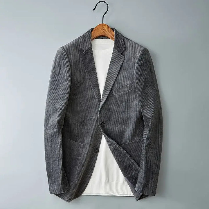 Ardoni Striped Slim Corduroy Blazer