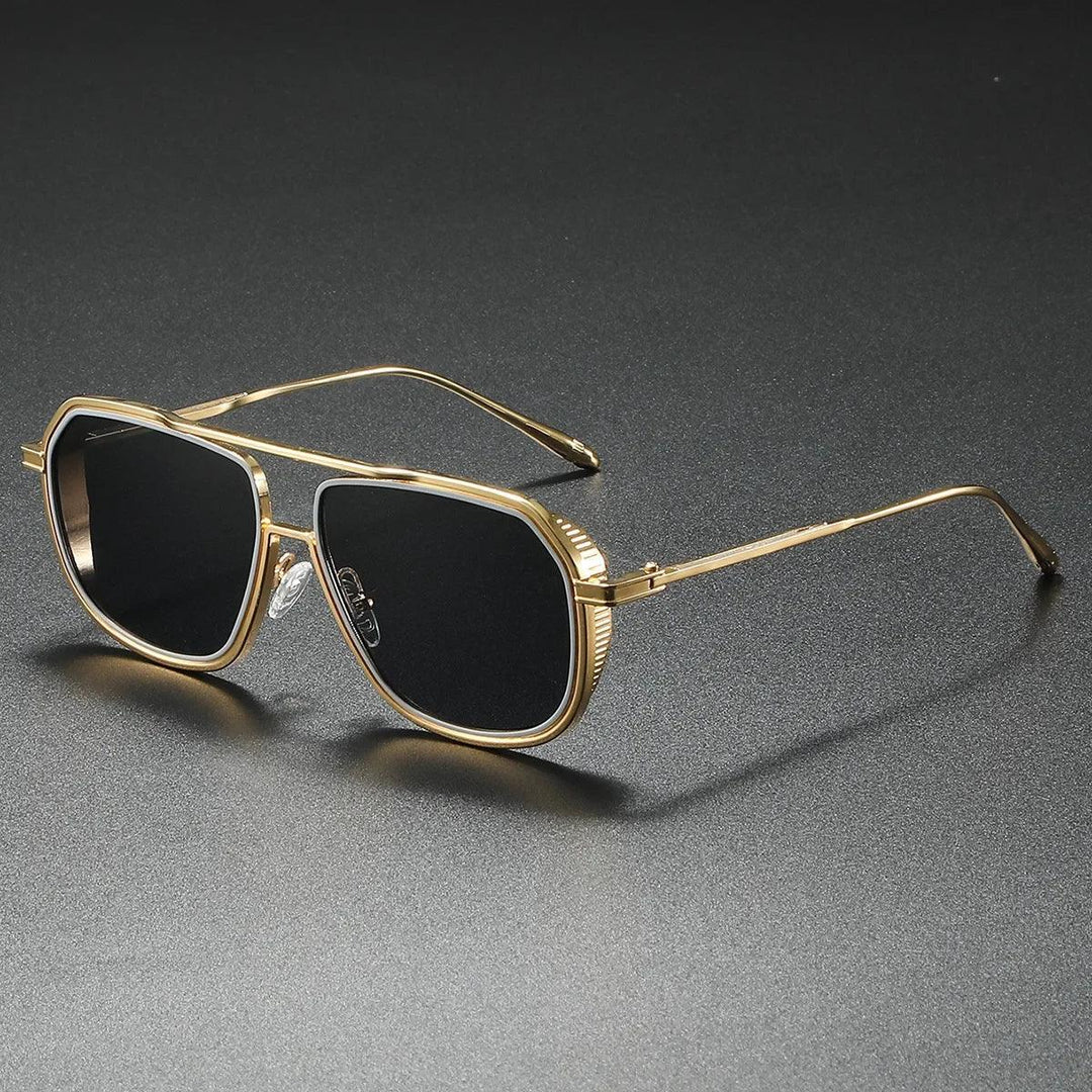Vic Classic Double-Bridge Aviator Sunglasses