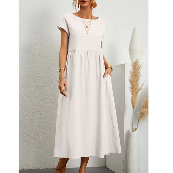 Haven Cotton Blend Maxi Dress