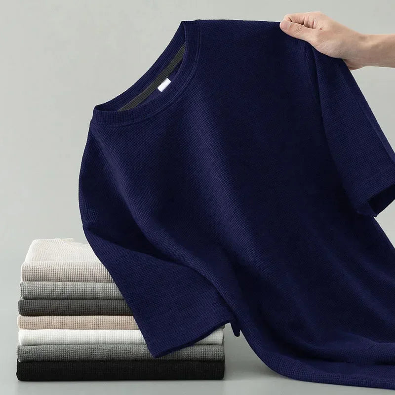 Everyday Relaxed Waffle-Knit Shirt
