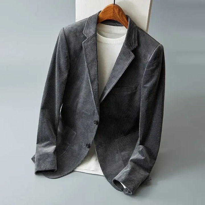 Ardoni Striped Slim Corduroy Blazer