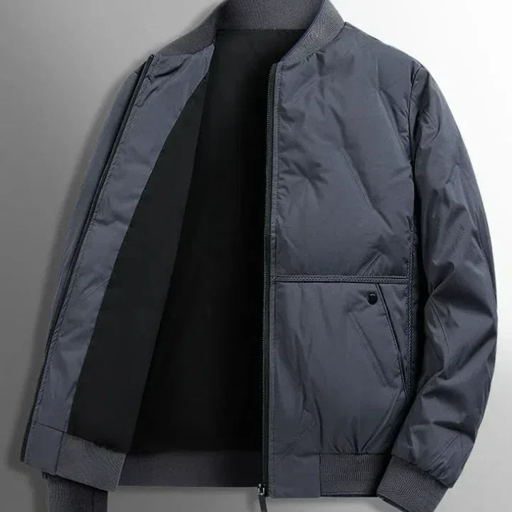 Velin Zip Padded Bomber Jacket
