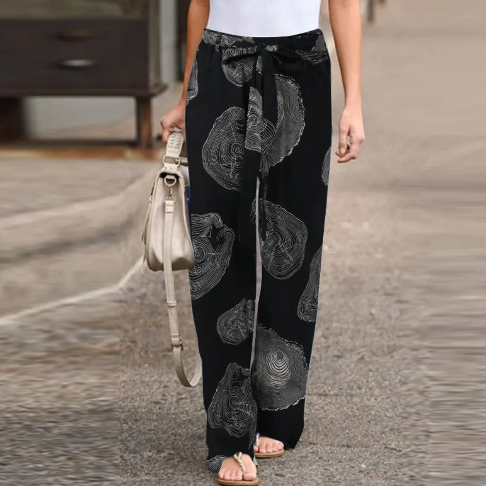 Siena Floral-Print Wide Pants