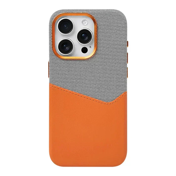 Cassian Canvas Leather Case
