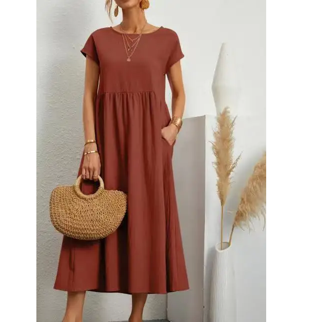 Haven Cotton Blend Maxi Dress