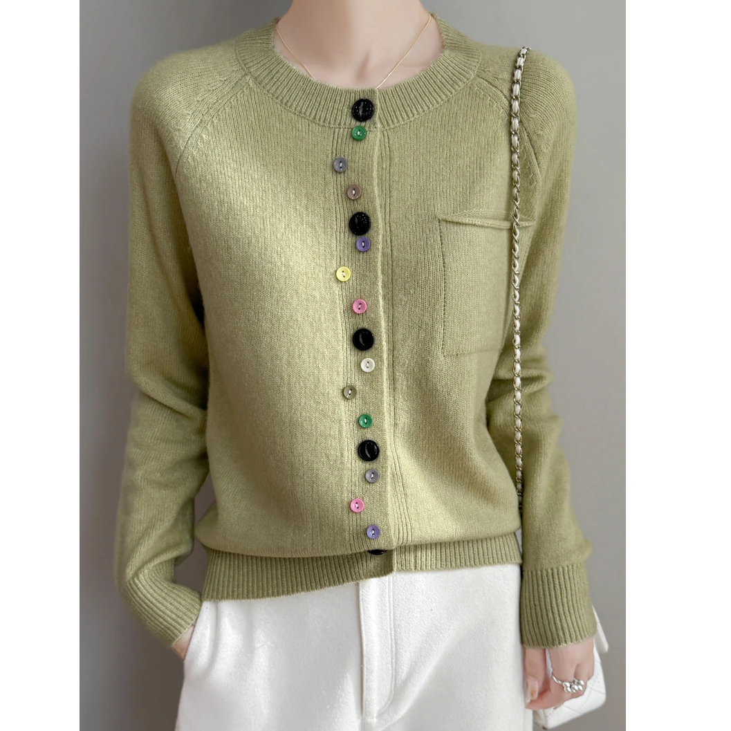 Isandro Soft Merino Knit Cardigan