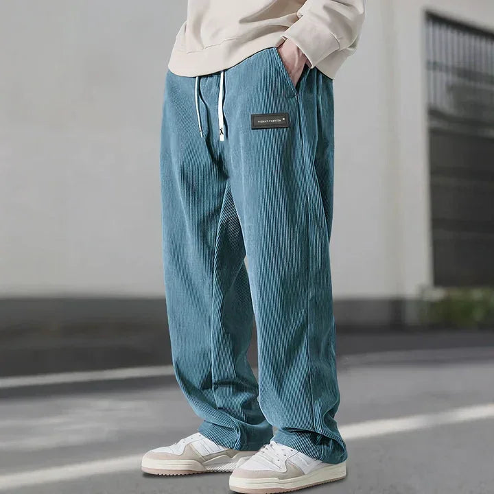 Eldric Corduroy Relaxed Wide Pants