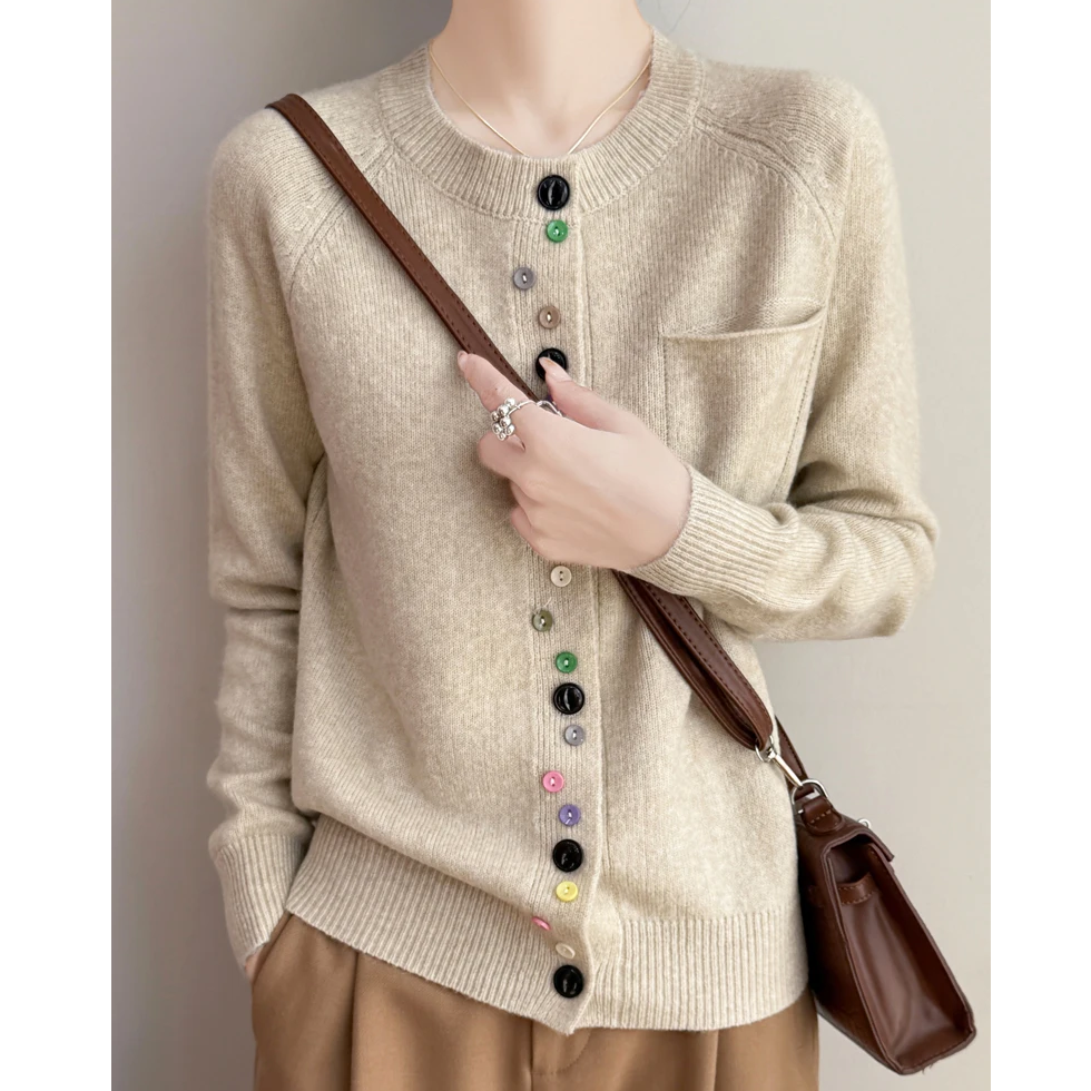 Isandro Soft Merino Knit Cardigan