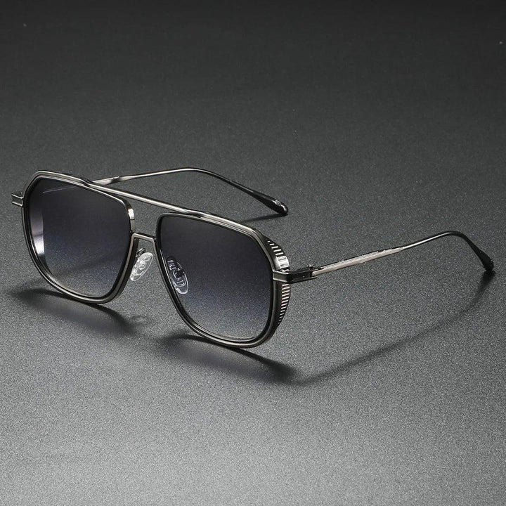 Vic Classic Double-Bridge Aviator Sunglasses