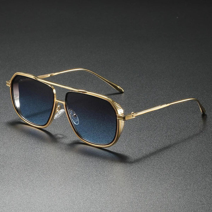 Vic Classic Double-Bridge Aviator Sunglasses