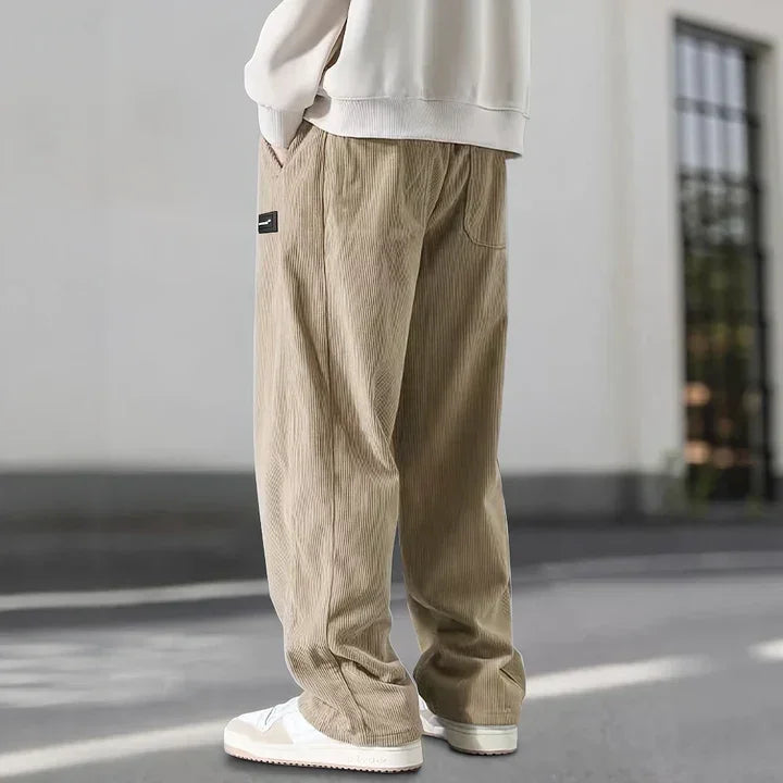 Eldric Corduroy Relaxed Wide Pants